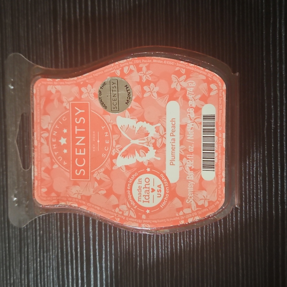 Plumeria Peach scentsy wax bar